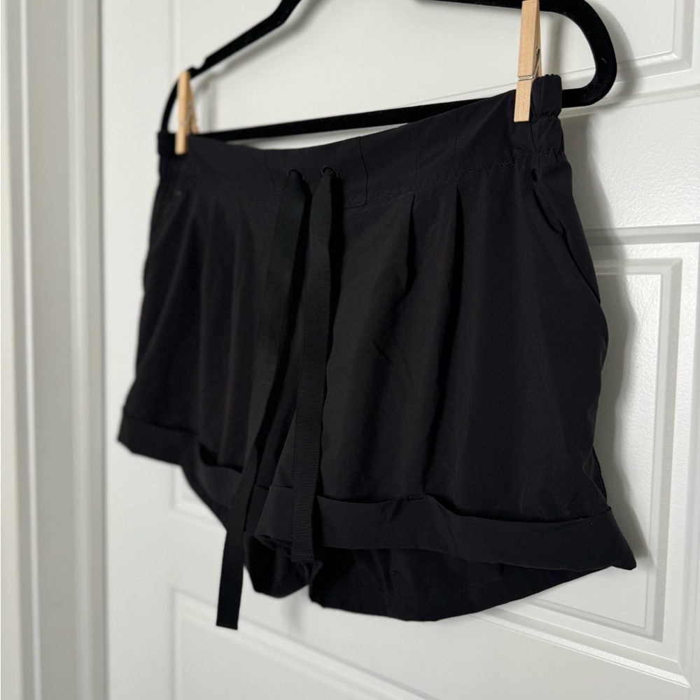 Lululemon Black Athletic Running Shorts Women's Size 12